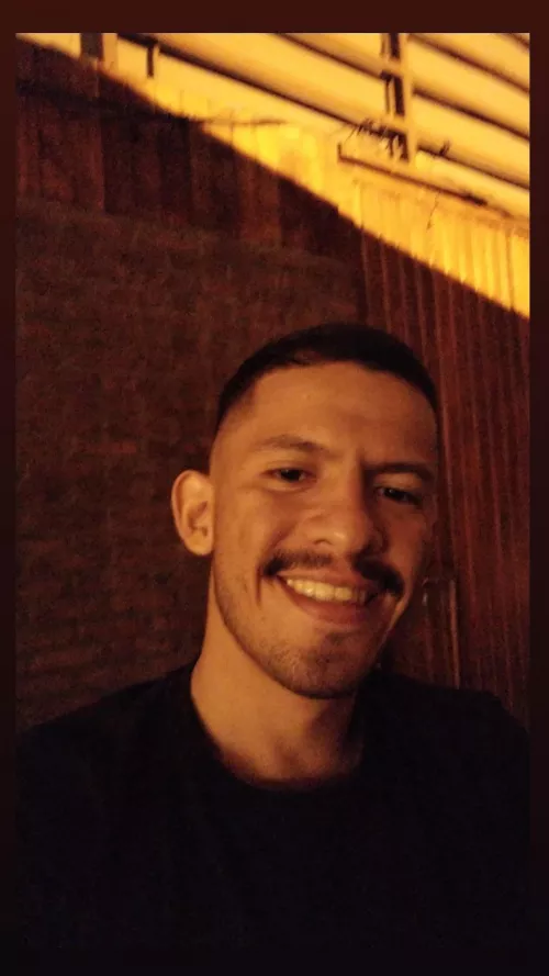 Rocking the Freddie Mercury look Rocking the Freddie Mercury look