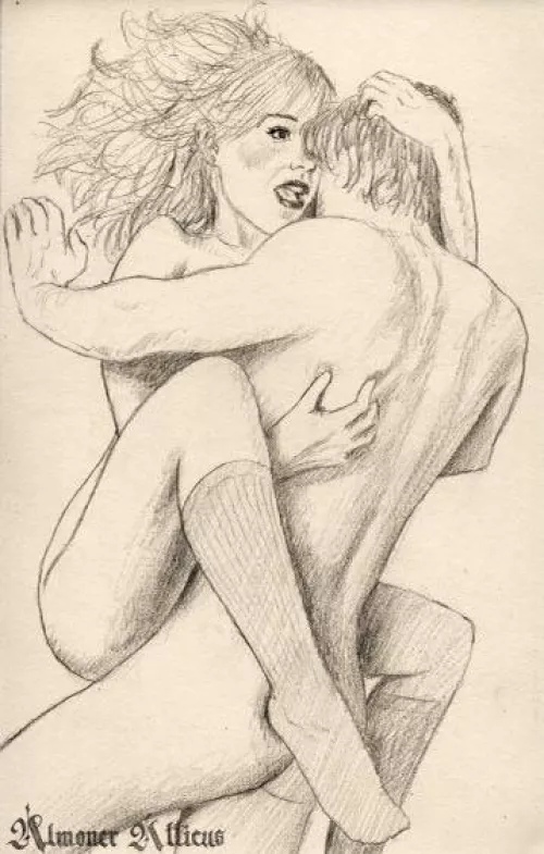 Ron and Hermione -the first time