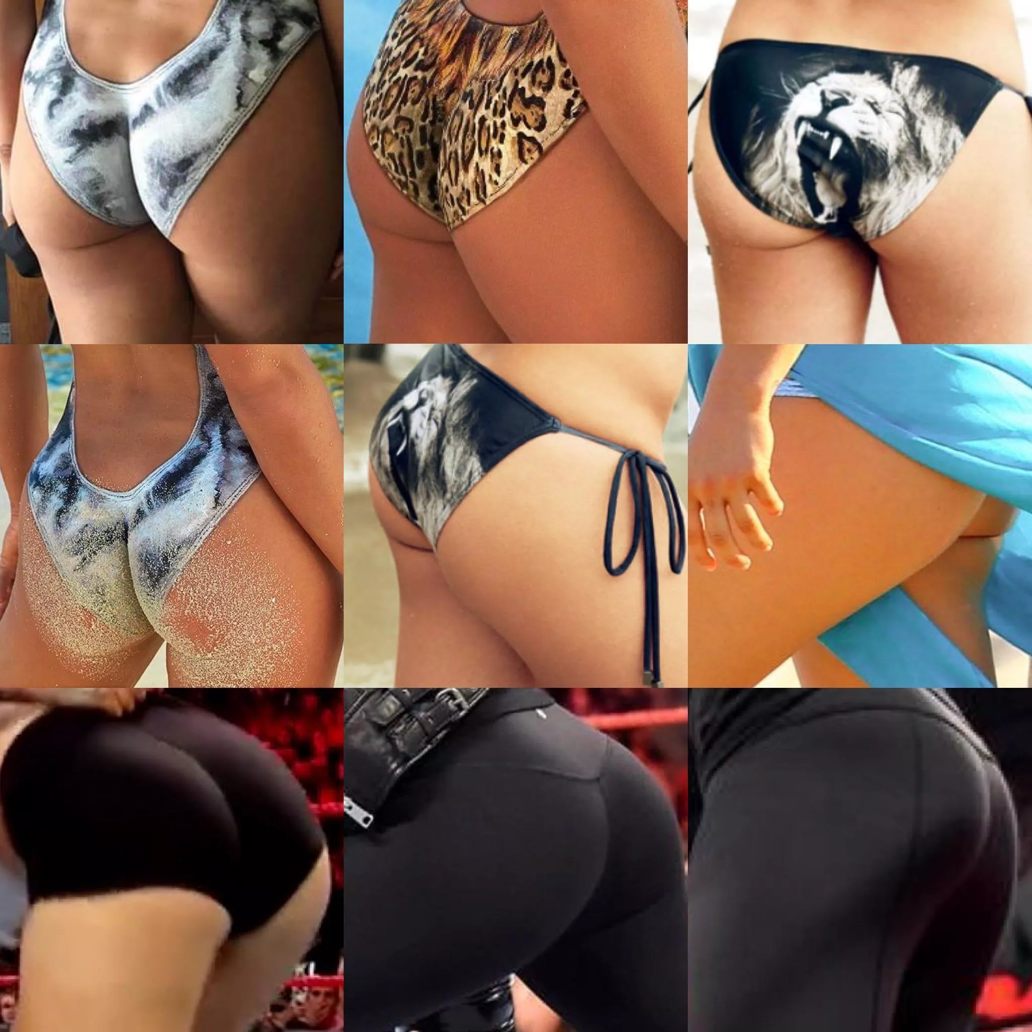ronda,rousey,booty,collage.