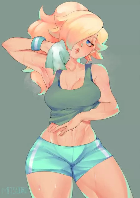 Rosalina after workout (mitsooru) Rosalina after workout (mitsooru)