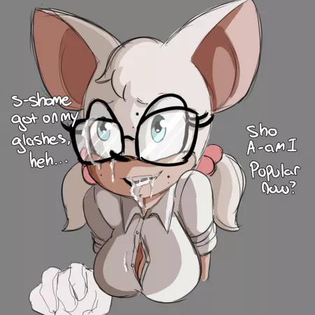Rouge back in her younger days. Funny to see how much she would change. (inuyuru)