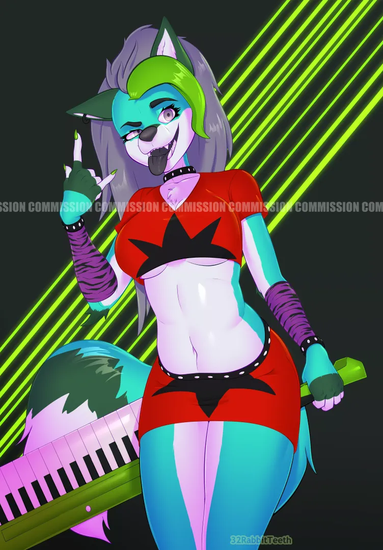 Roxanne Wolf Cosplay Commission for Rez_Fox (32RabbitTeeth)