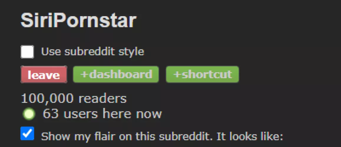 r/SiriPornstar has just passed 100K Members
