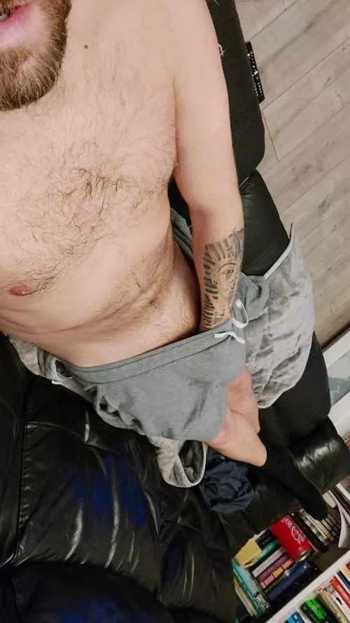 Rubbing ice allover my dad bod