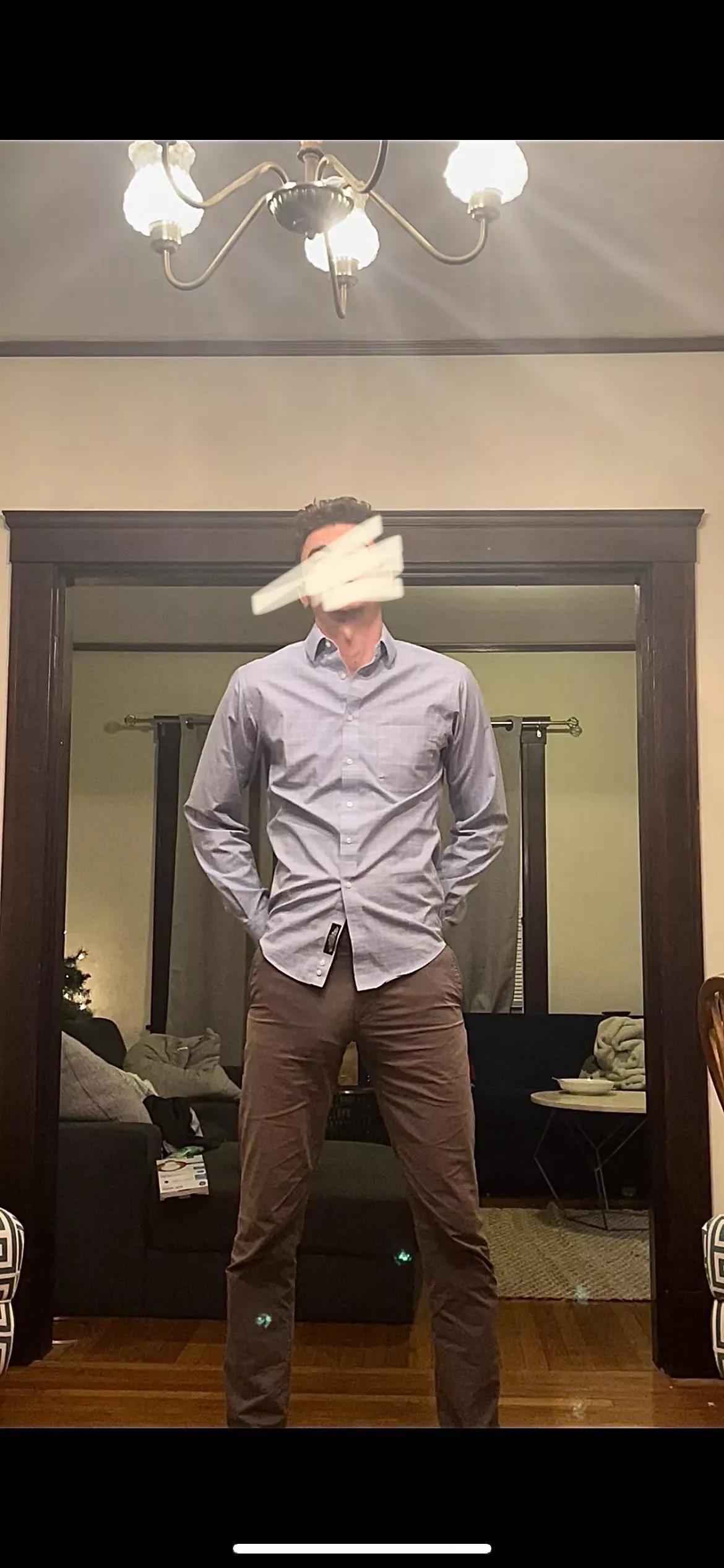 Running down my thigh