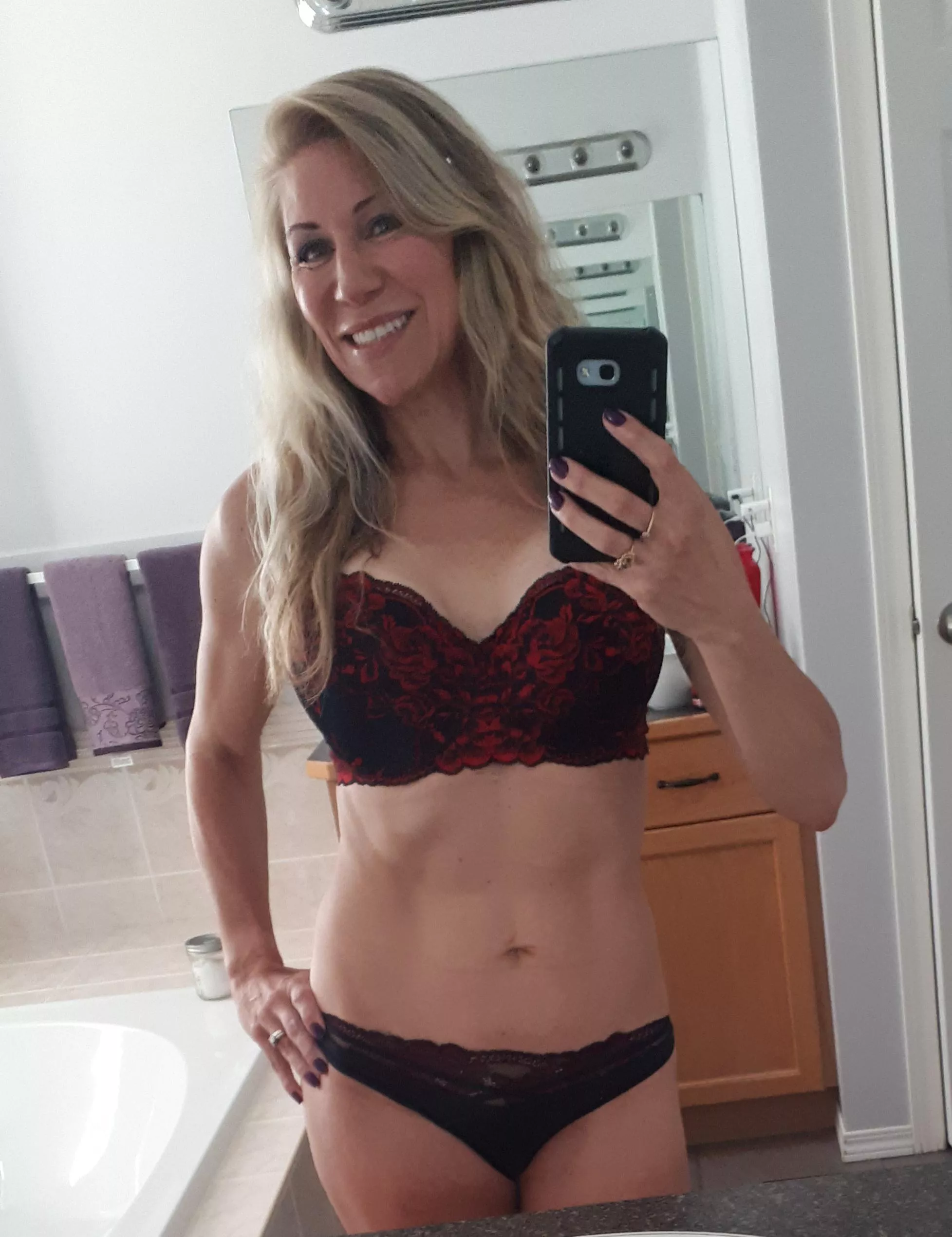 Running keeps me smiling.