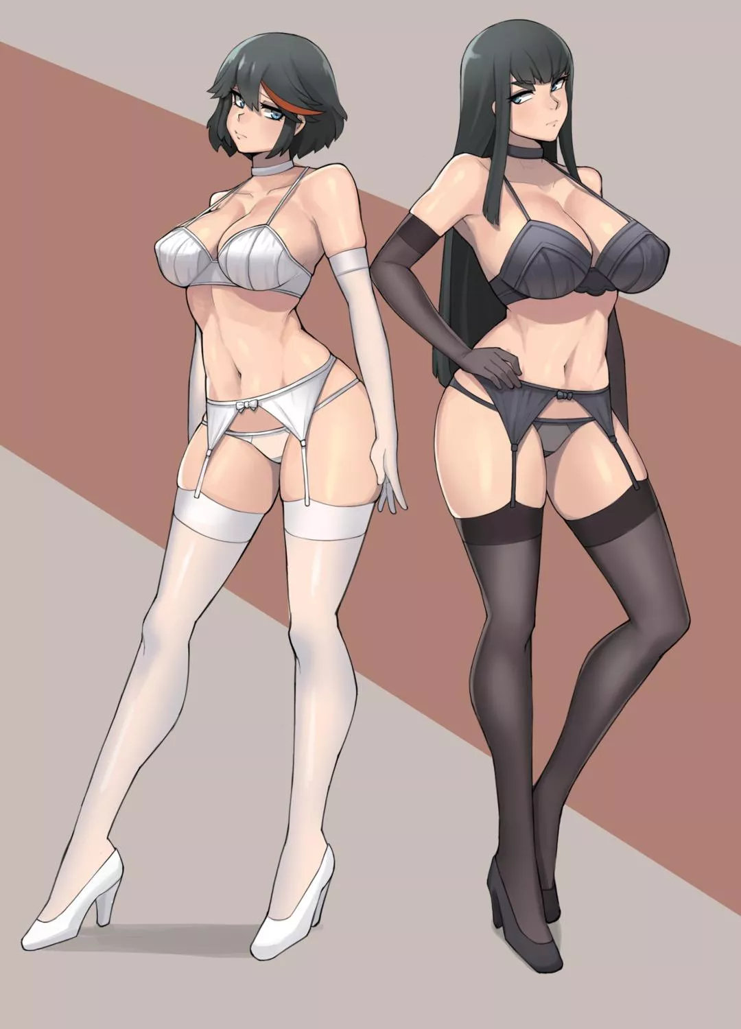 Ryuko and Satsuki by Donburikazoku