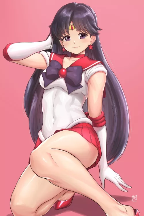 Sailor Mars' perfect thighs Sailor Mars' perfect thighs