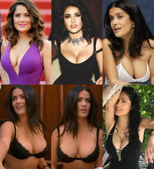 Salma Hayek through the years