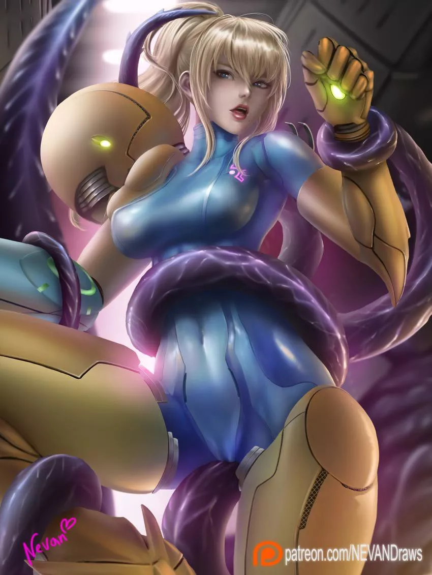 Samus loves tentacles