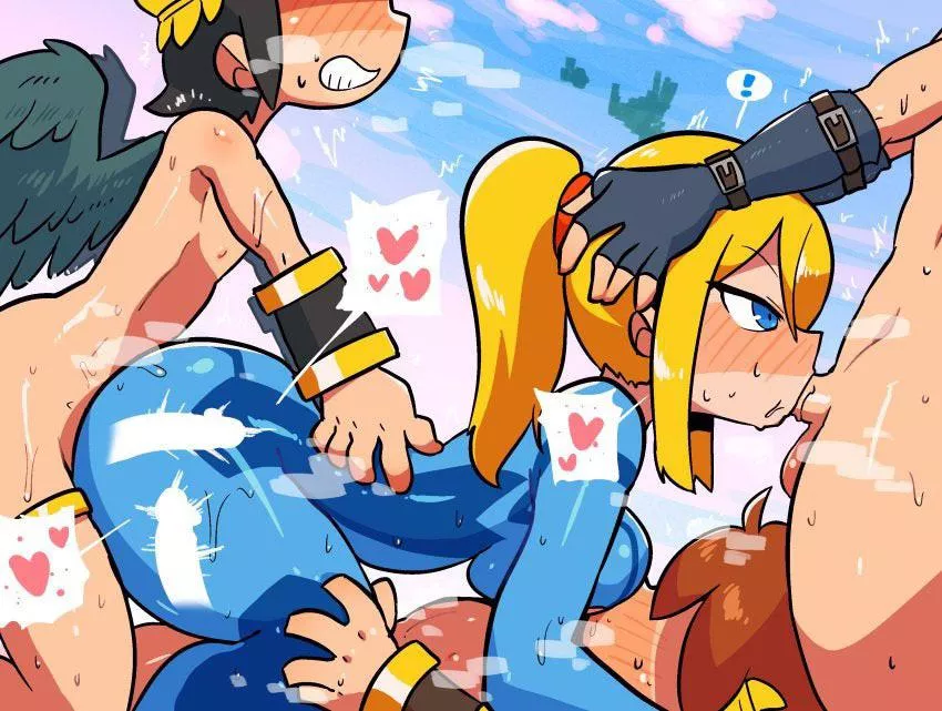 Samus, marth, and dark pit (Tobias wheller)