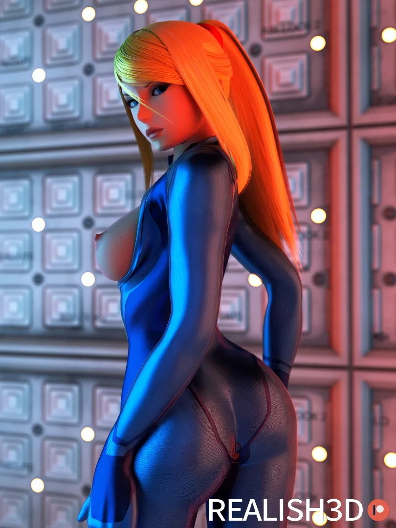 Samus suit malfunction (realish3D) [Metroid]