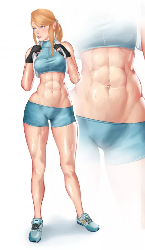 Samus workout outfit (mon_eree)