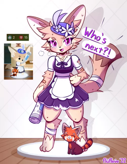 SAR-sona! 🦊💙 (Art by me: @fluffeve on Twitter)