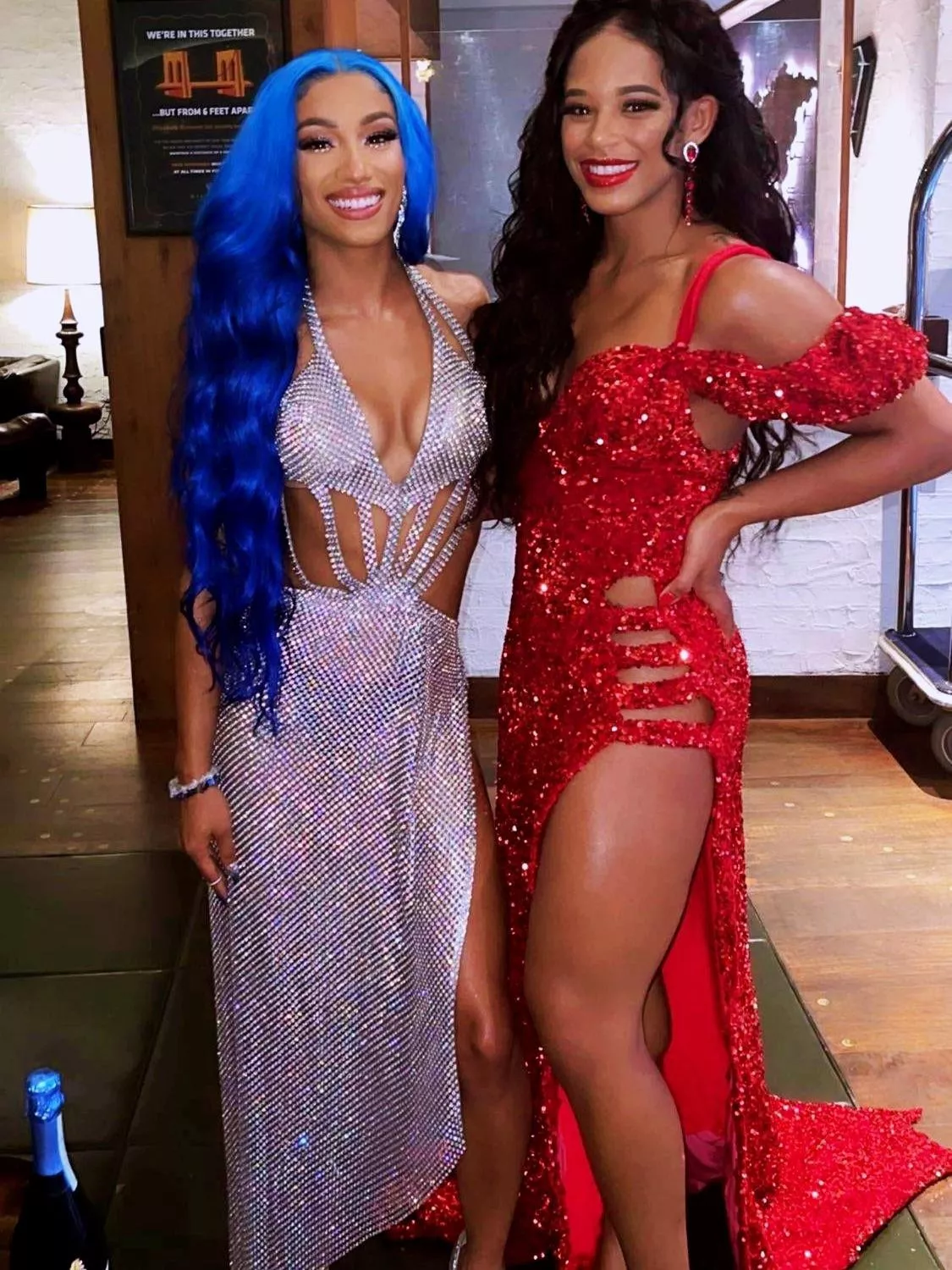 Sasha Banks and Bianca Belair Sasha Banks and Bianca Belair