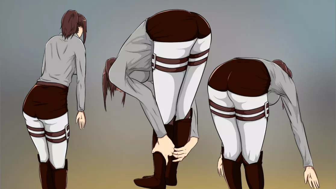 Sasha's big butt [Attack on Titan]
