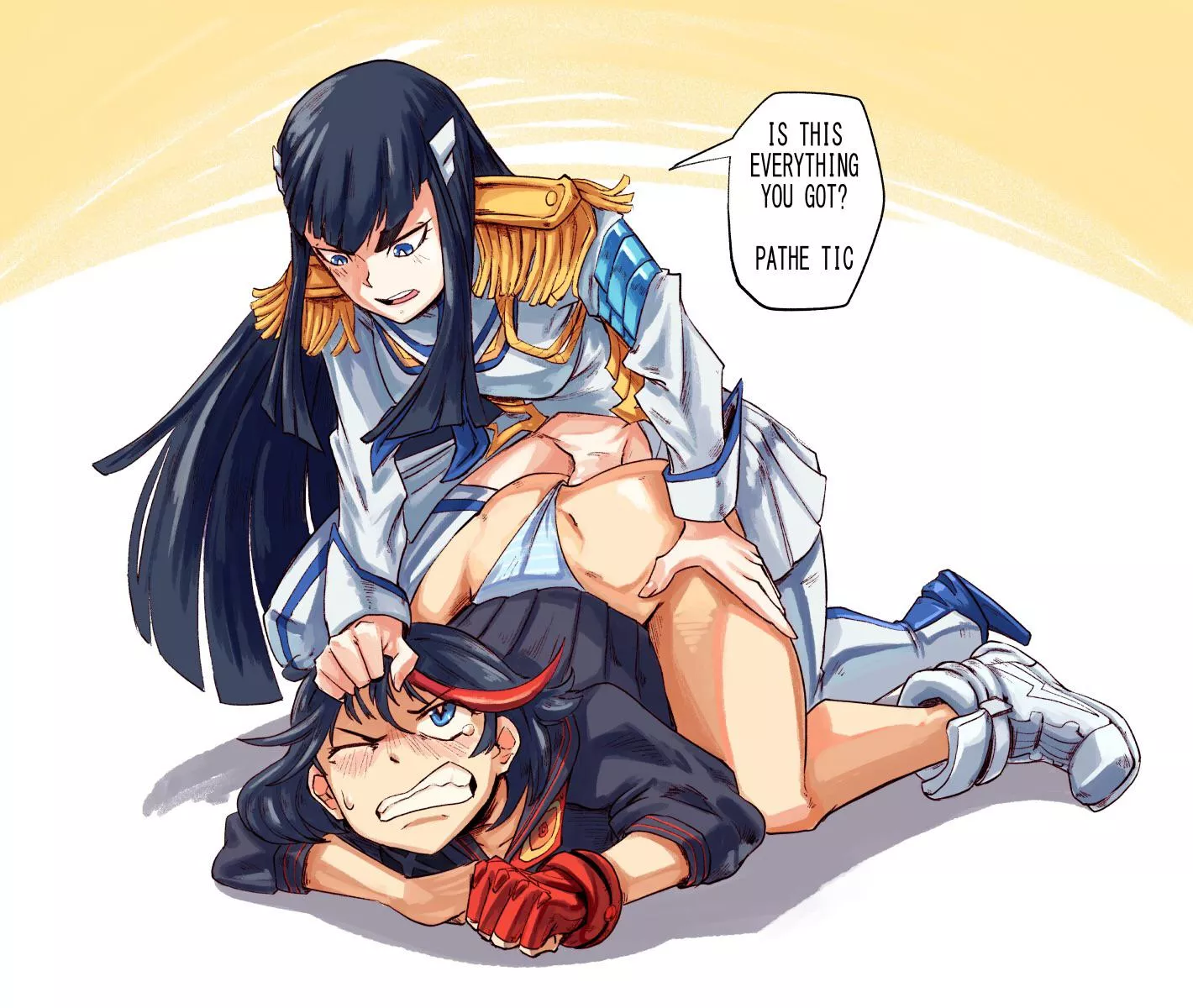 Satsuki will always find a way to dominate (boxchan)