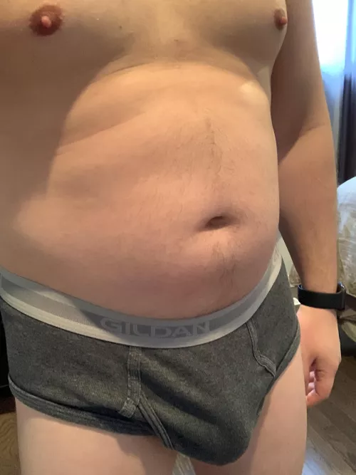 Saturday belly and briefs