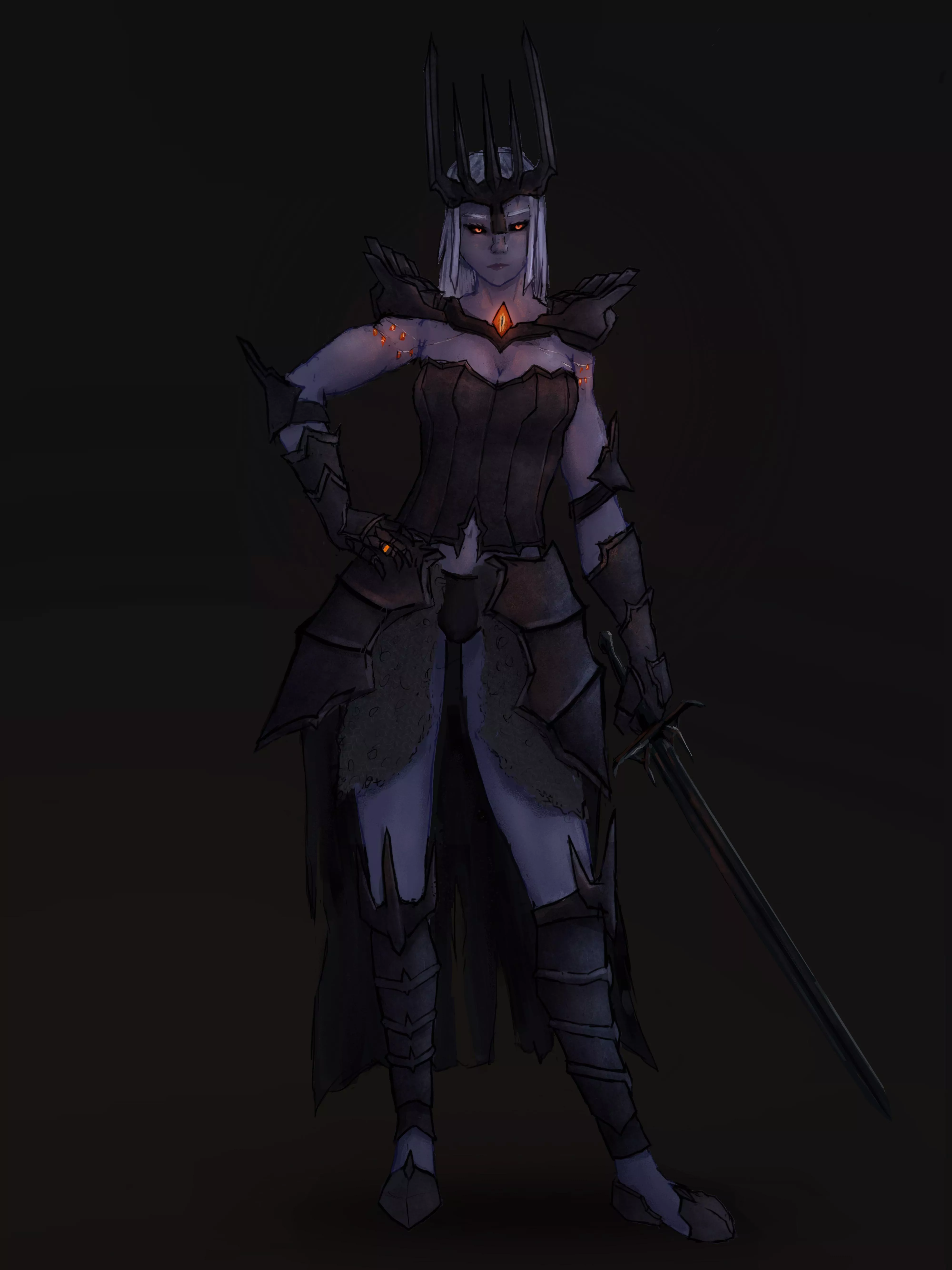 Sauron inspired armour by me (lamoustiquaire) Sauron inspired armour by me (lamoustiquaire)