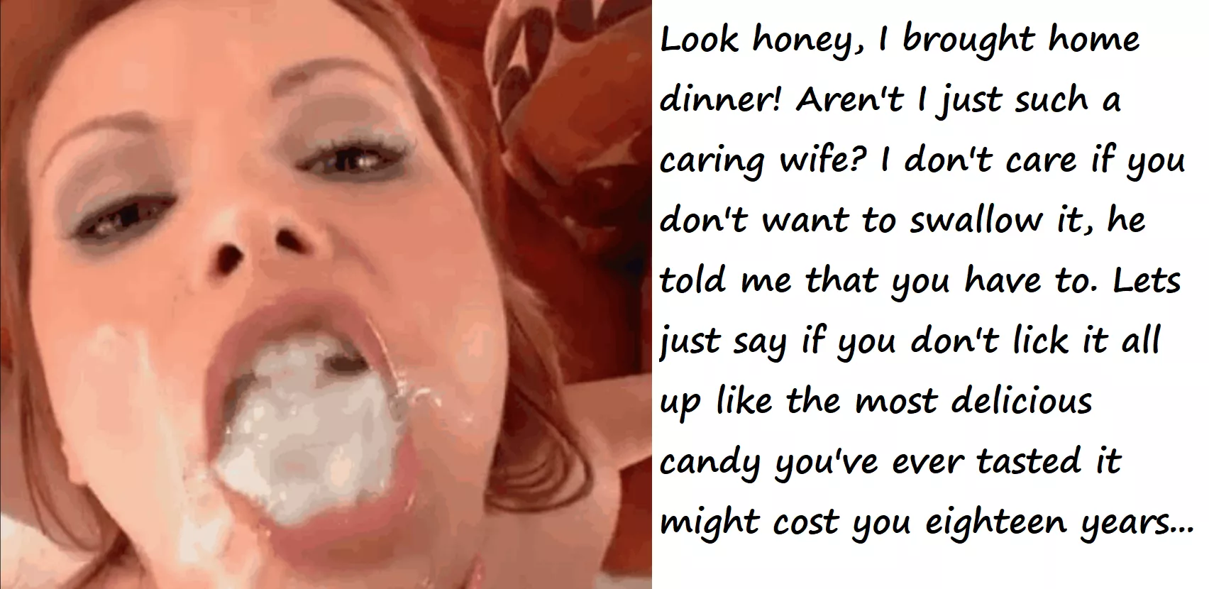 Savour that flavour unless you want to be raising his children Savour that flavour unless you want to be raising his children