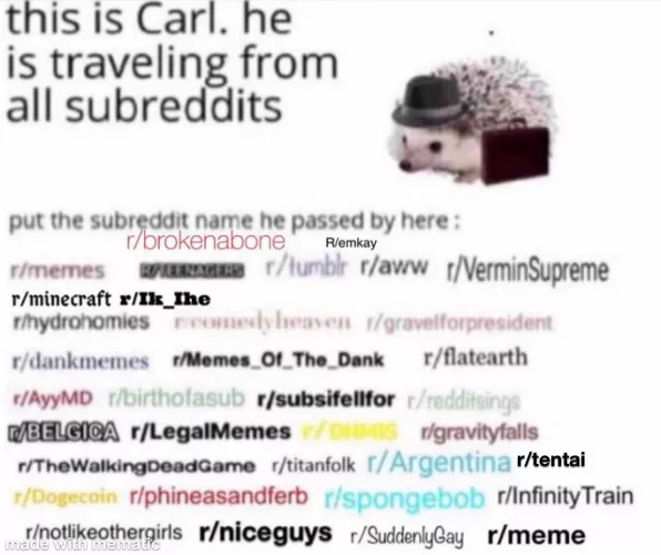 Say hello to Carl Say hello to Carl