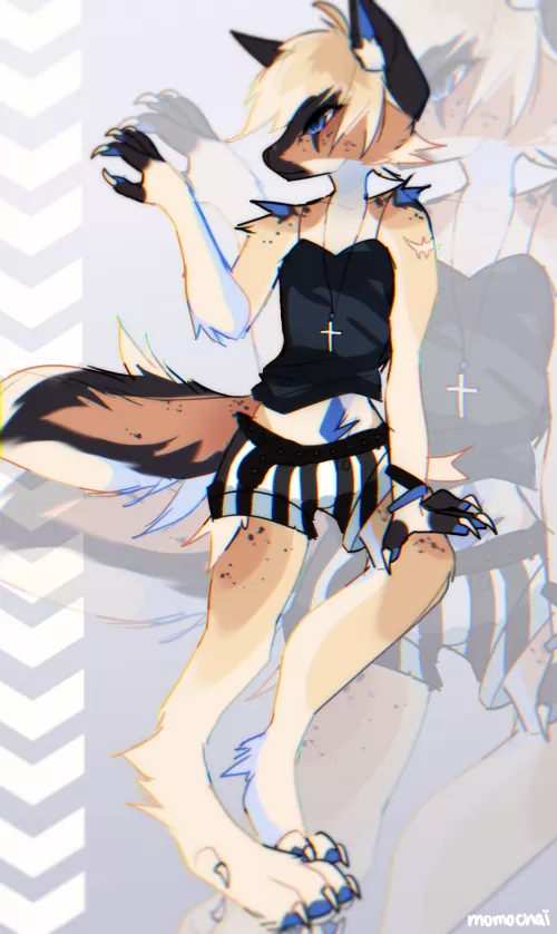 Scene (art by me, character is not mine)