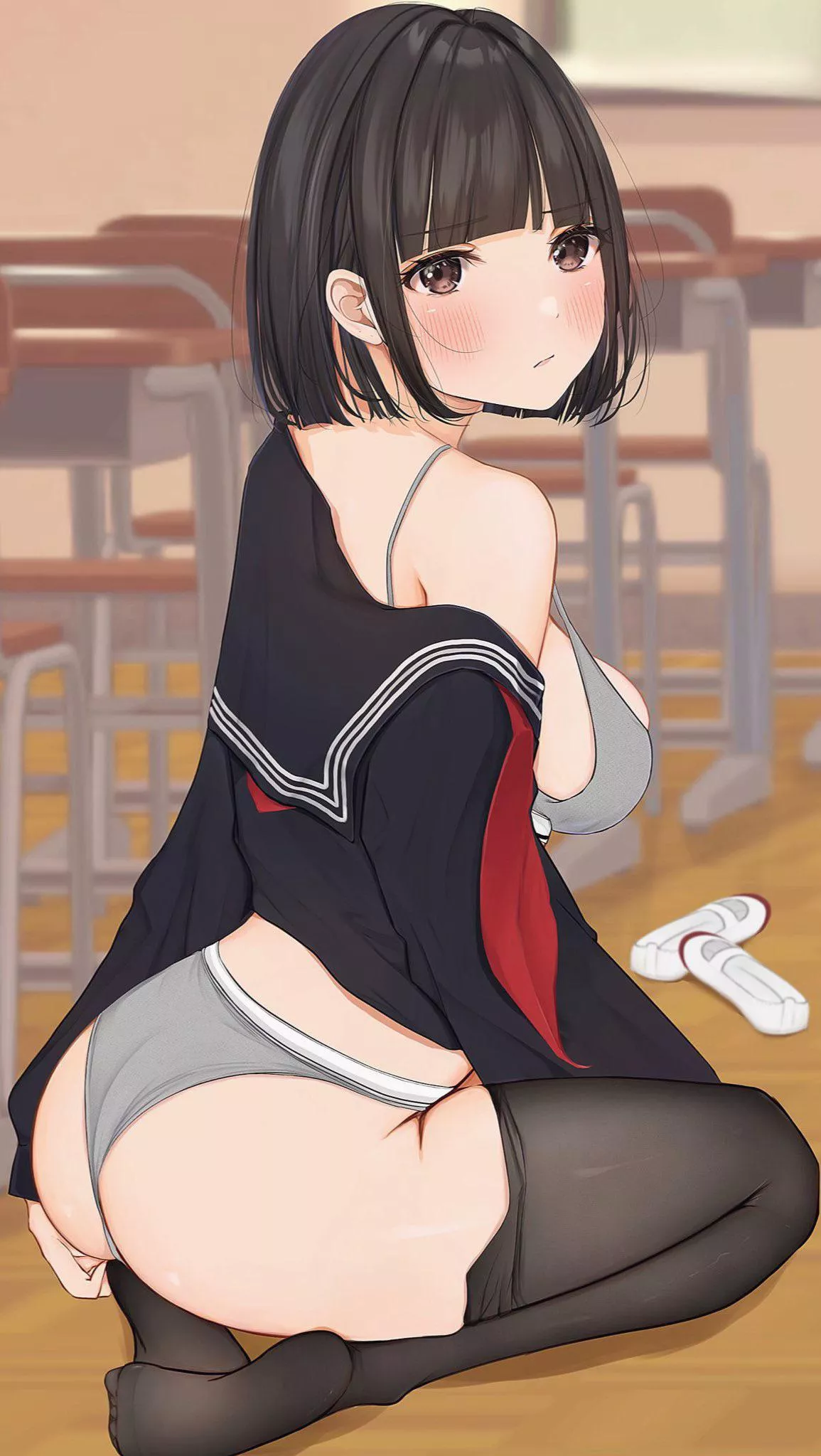 School girl undressing School girl undressing