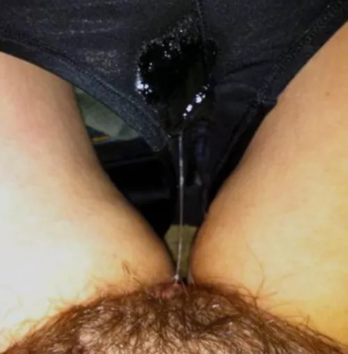 Scrolling through adult content on Reddit has this impact on the wife's panties. Time for me to clean her up with my tongue π