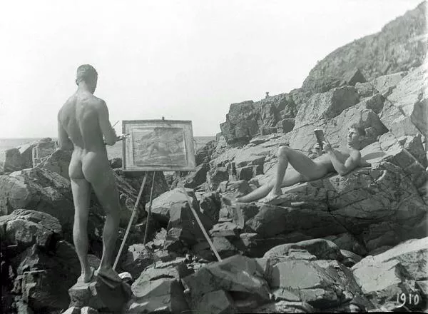 “Seaside painting -1910” …