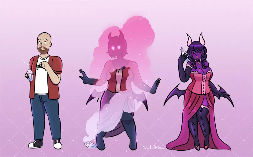 Secret Desire Perfume by Inkyfluffdraws (TGTF, Succubus)