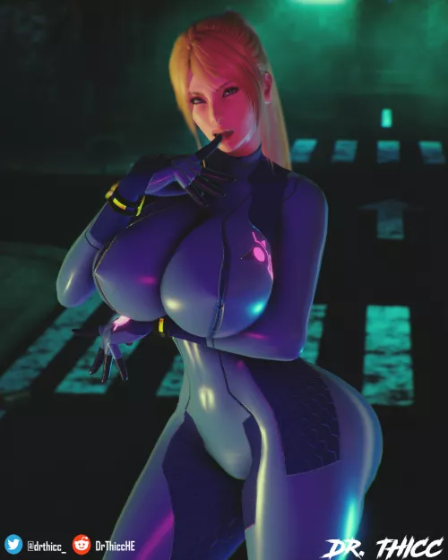 Seductive Samus for Thirsty Thursday (Dr. Thicc)