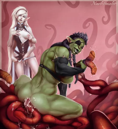 Seena and Harma tentacle fun by Nachtmahr Seena and Harma tentacle fun by Nachtmahr
