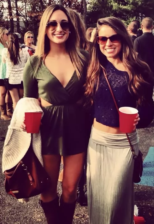 See-thru dress at our college tailgate