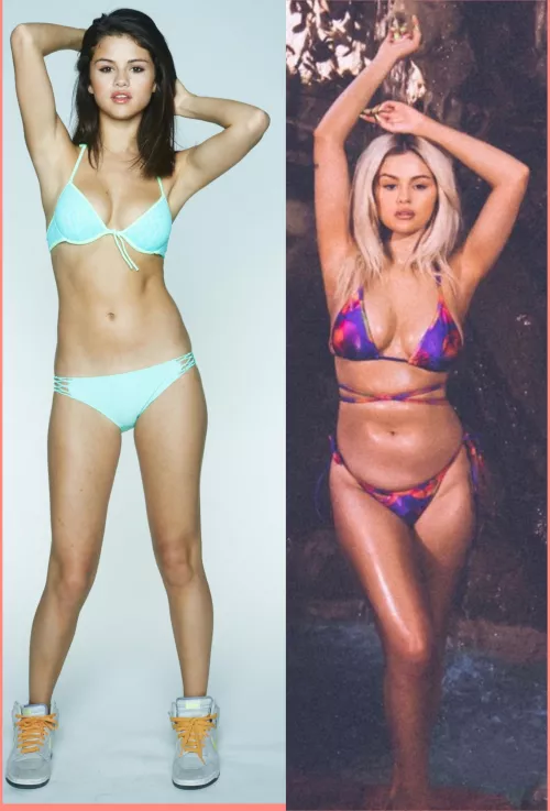 Selena from slim to thick Selena from slim to thick