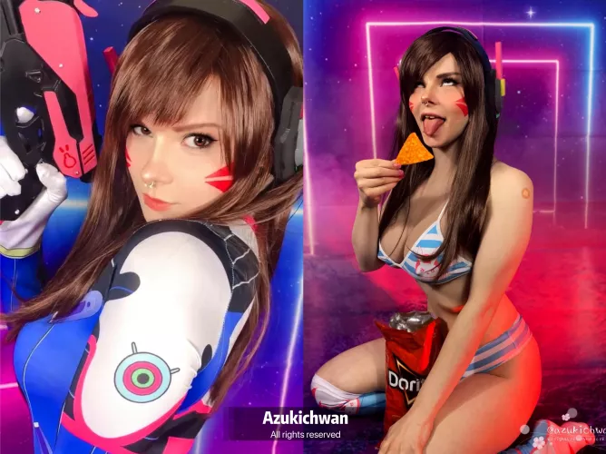 [self] D.Va From Overwatch By Azukichwan
