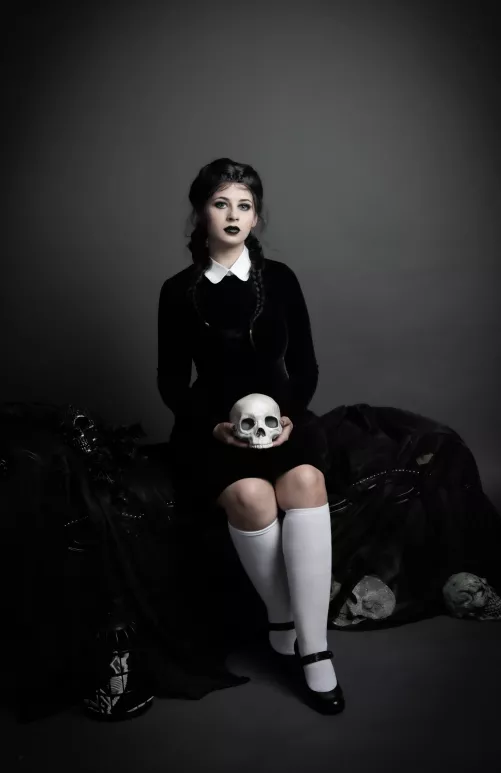 [self] Wednesday Addams (the Addams Family) by CarleyBombshell