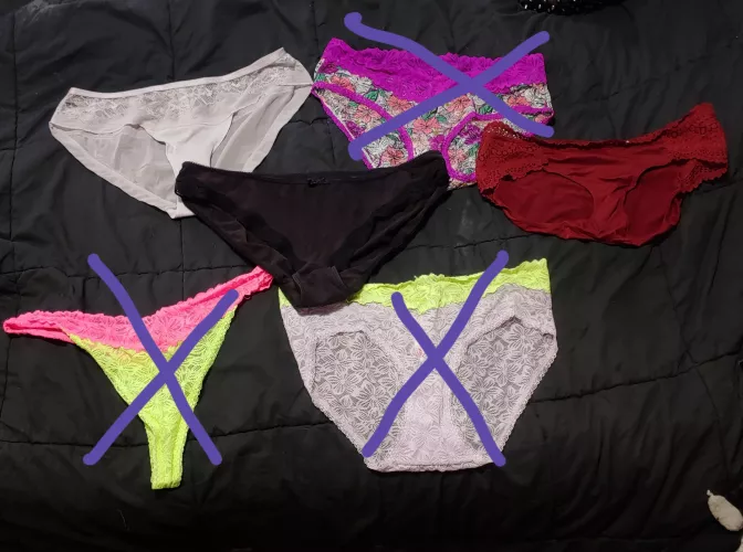 [SELLING] 🎅 🎄⛄Christmas/End of the Year SALE!! ❄🎉🎊 All panties with lace on them are half off through December 31st! 😲 Treat yo'self! 🎁💜 ⏩ SERIOUS BUYERS ONLY ⏪ 💸 Cashapp, Venmo, Amazon GC accepted 💸 ✖Crossed out pai