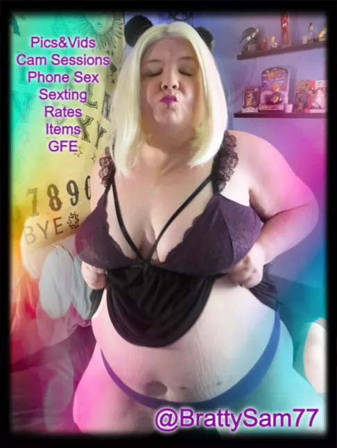 [selling] i am a toy for Master's Carnal Desires. Use me like the subbie-slut I am. Let me show you how eager I am to please and obey. i offer pics&vids, cam, sext, phone sex, cock rate, items and GFE. Find me on Kik, Skype and Snap @BrattySam77. i 