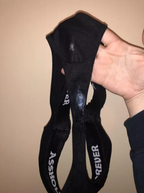 [selling] [US] creamy thong worn for two days! Message to purchase; price will include shipping + a photo. Kik and cashapp on my page