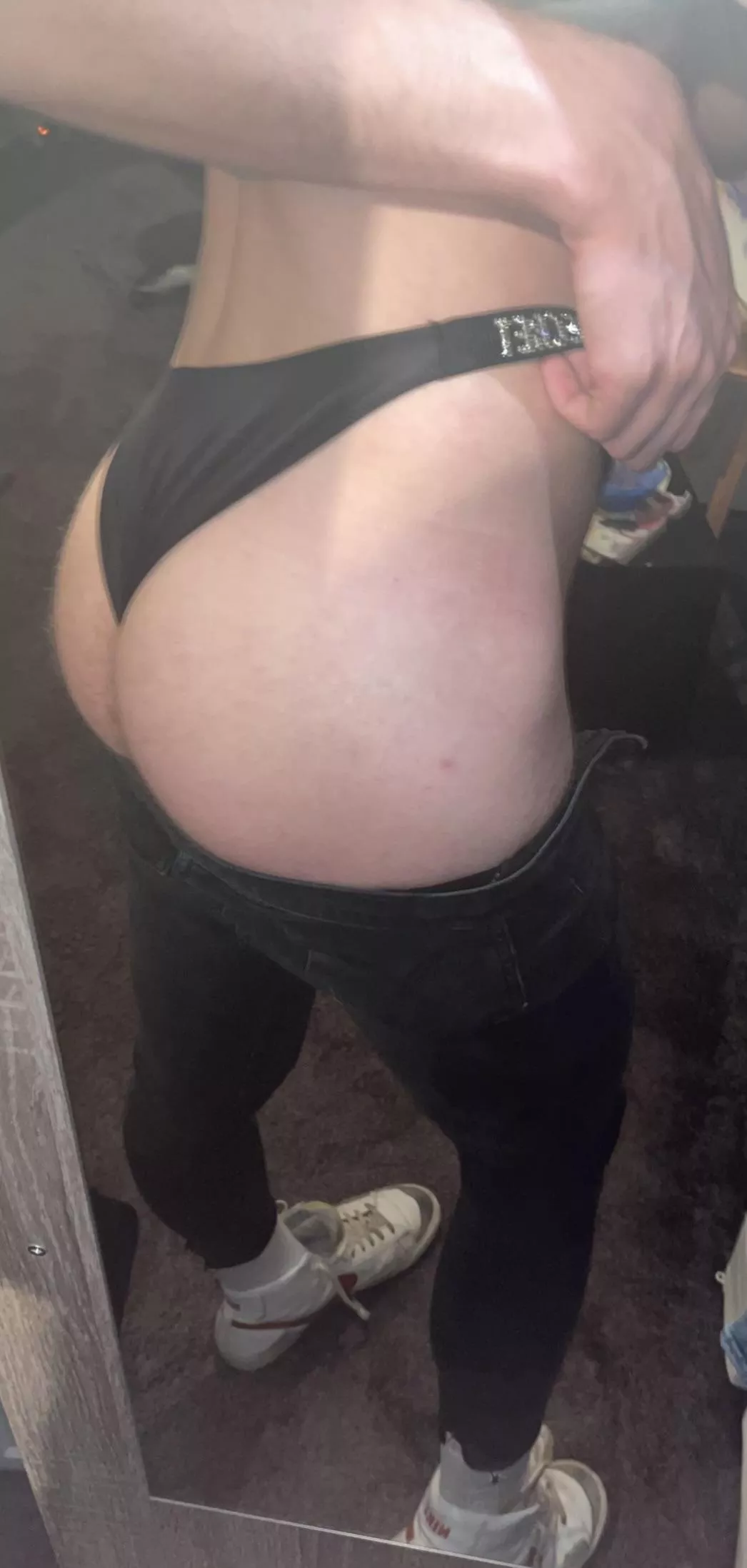 [selling] What’s hiding under my skintight jeans?🤤 OF For only $5,99 ✨sexy sissy slut with ripe ass🥵daily posts, private requests and sexiest content🤤 link in comments😈