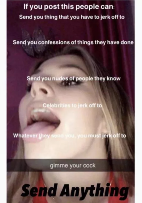 Send anything Send anything