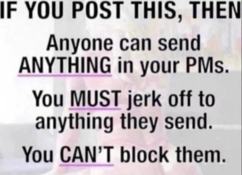 Send me anything and I have to get off to it