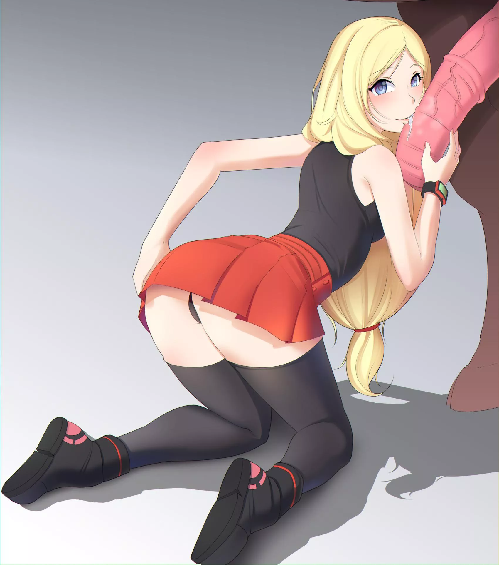 Serena playing with her mudsdale (neovixtadiz) Serena playing with her mudsdale (neovixtadiz)