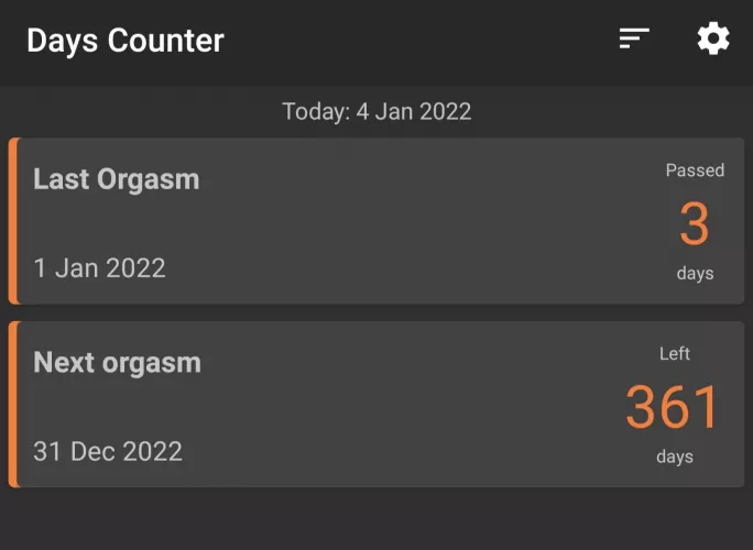 Setting some nice goals for a new year.