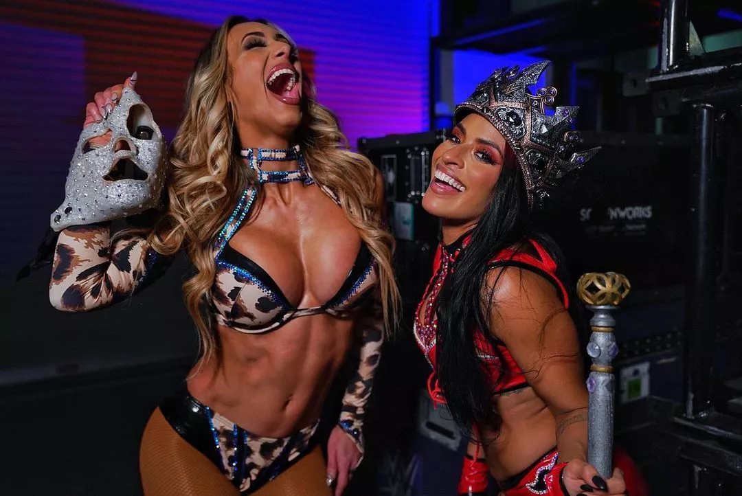 Sexy Carmella and Queen Zelina 🥵 Sexy Carmella and Queen Zelina 🥵