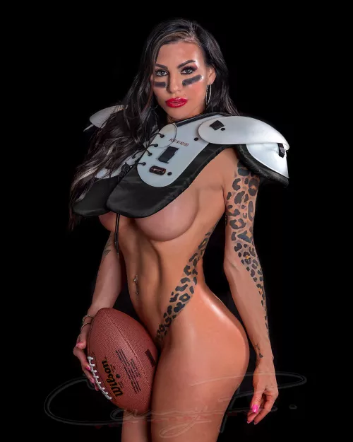 Sexy football player. Melissa lynn