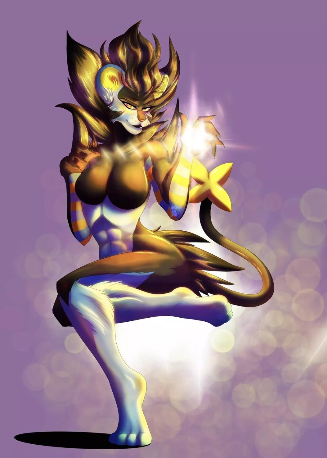 Sexy Luxray! (Art by @Alinta_Arts) Sexy Luxray! (Art by @Alinta_Arts)