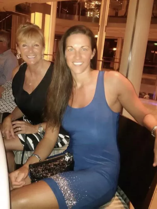 Sexy mom and her gorgeous daughter