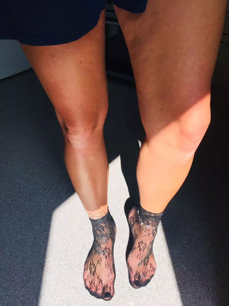 Sexy socks on a Saturday 😉😇❤️❤️🖤