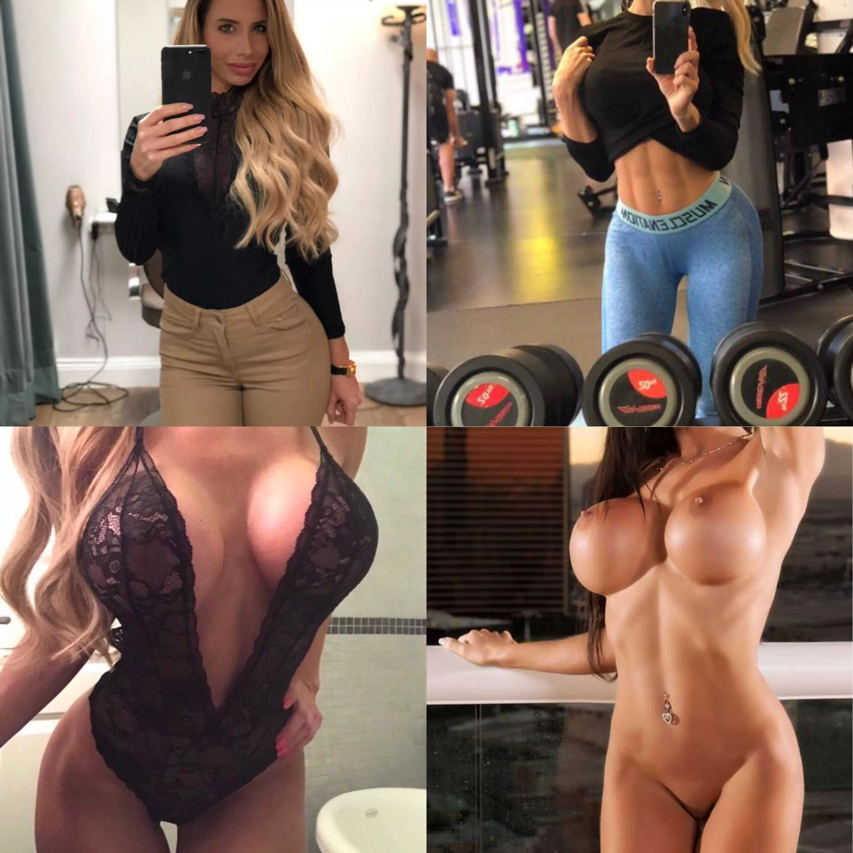She can be anything you want her to be: casual date, fit gym babe, your personal lingerie model, or sex toy She can be anything you want her to be: casual date, fit gym babe, your personal lingerie model, or sex toy